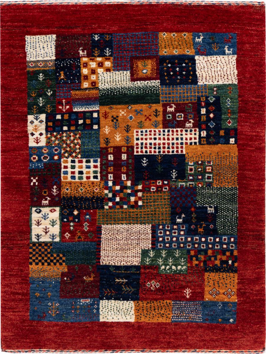 Perzisch tapijt Perzisch Gabbeh Loribaft Nowbaft 102x79 102x79, Perzisch tapijt Handgeknoopte