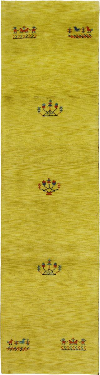 Indisk matta Gabbeh 296x79 296x79, Persisk matta Knuten för hand