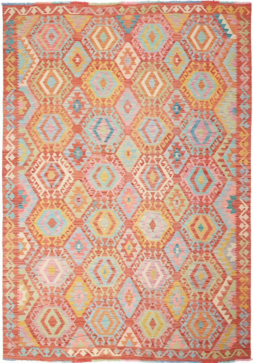 Tapete afegão Kilim Afegão 295x204 295x204, Tapete persa Tecido à mão