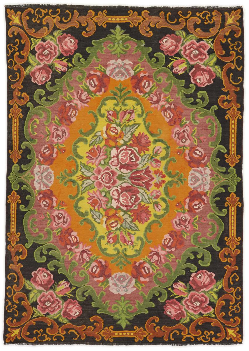  Kilim Rosen Antigo 264x186 264x186, Tapete persa Tecido à mão