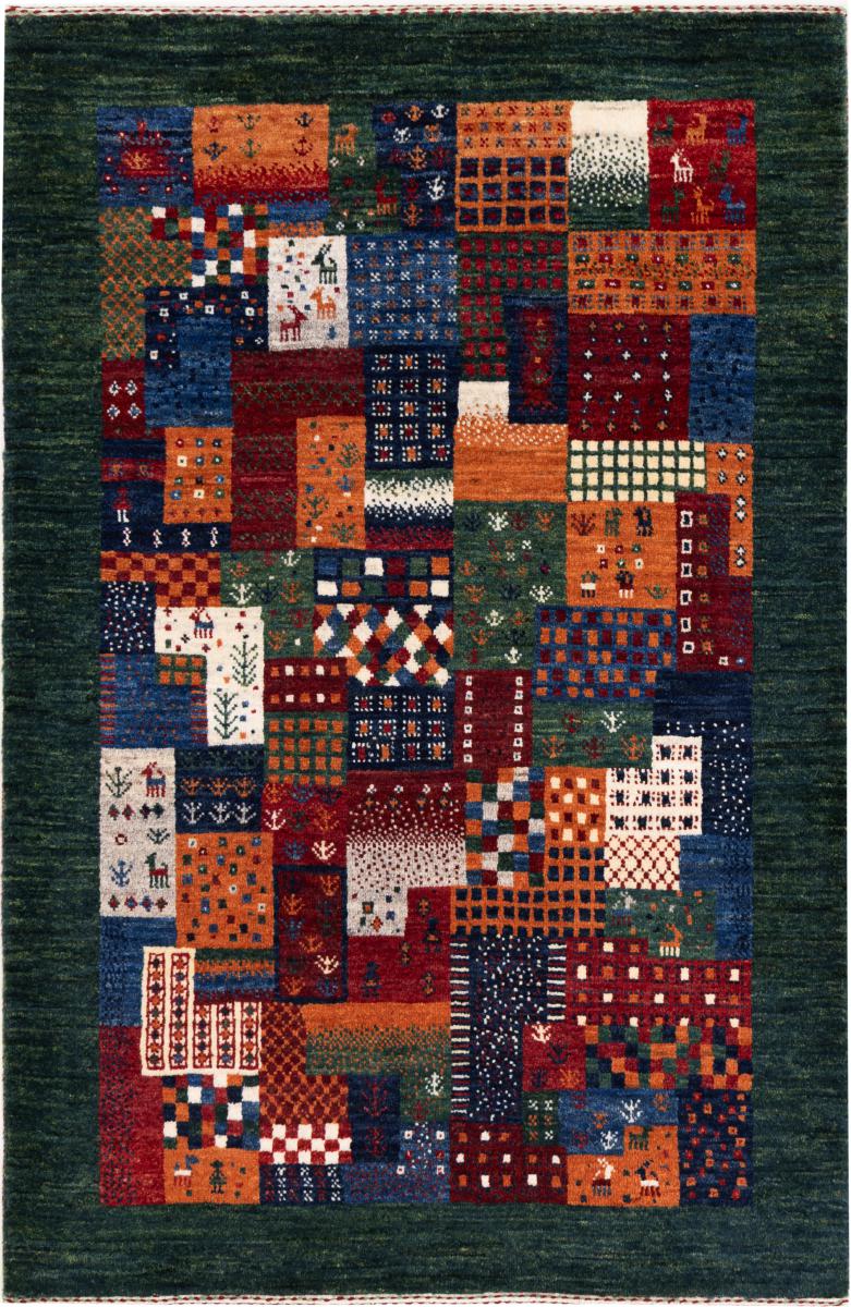 Perzisch tapijt Perzisch Gabbeh Loribaft Nowbaft 127x83 127x83, Perzisch tapijt Handgeknoopte