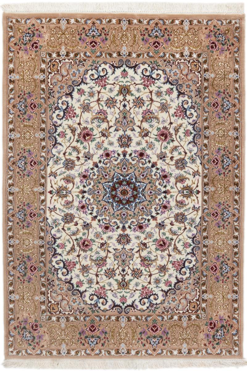 Tapete persa Isfahan Fio de Seda 159x110 159x110, Tapete persa Atado à mão