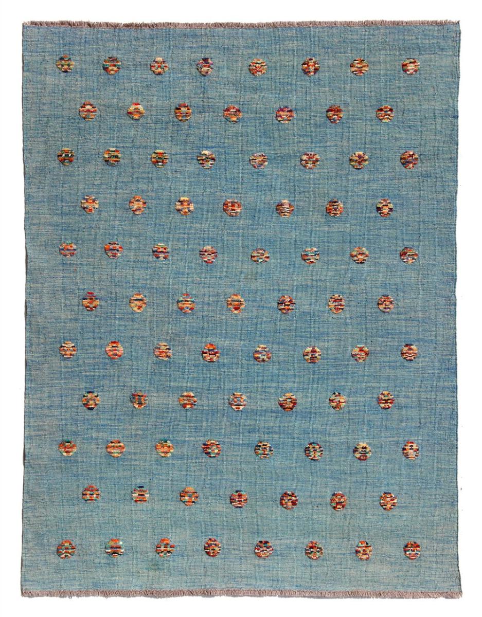Alfombra afgana Kilim Afghan Nimbaft Edition 196x159 196x159, Alfombra persa Tejido a mano