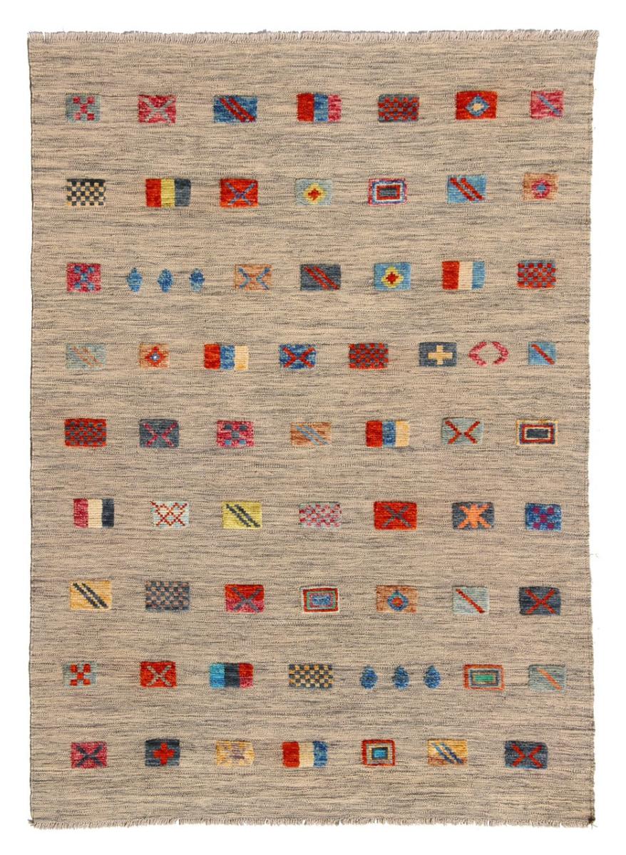 Alfombra afgana Kilim Afghan Nimbaft Edition 199x148 199x148, Alfombra persa Tejido a mano