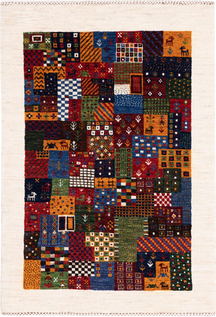 Perzisch tapijt Perzisch Gabbeh Loribaft Nowbaft 125x86 125x86, Perzisch tapijt Handgeknoopte