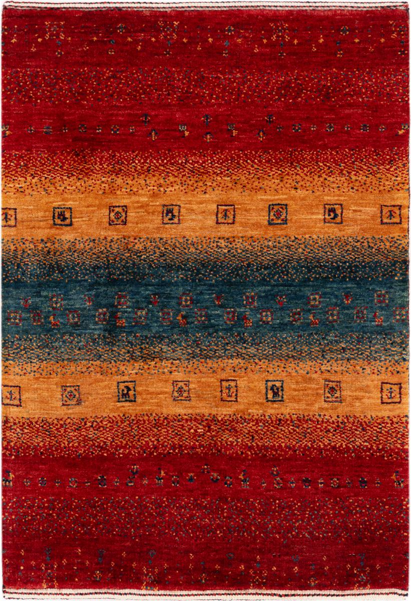 Tappeto persiano Persiano Gabbeh Loribaft Essence 87x58 87x58, Tappeto persiano Annodato a mano