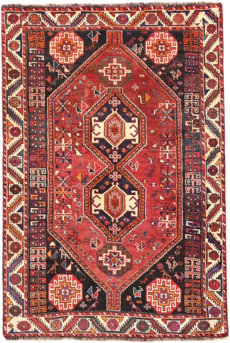 Tapete persa Shiraz 237x157 237x157, Tapete persa Atado à mão