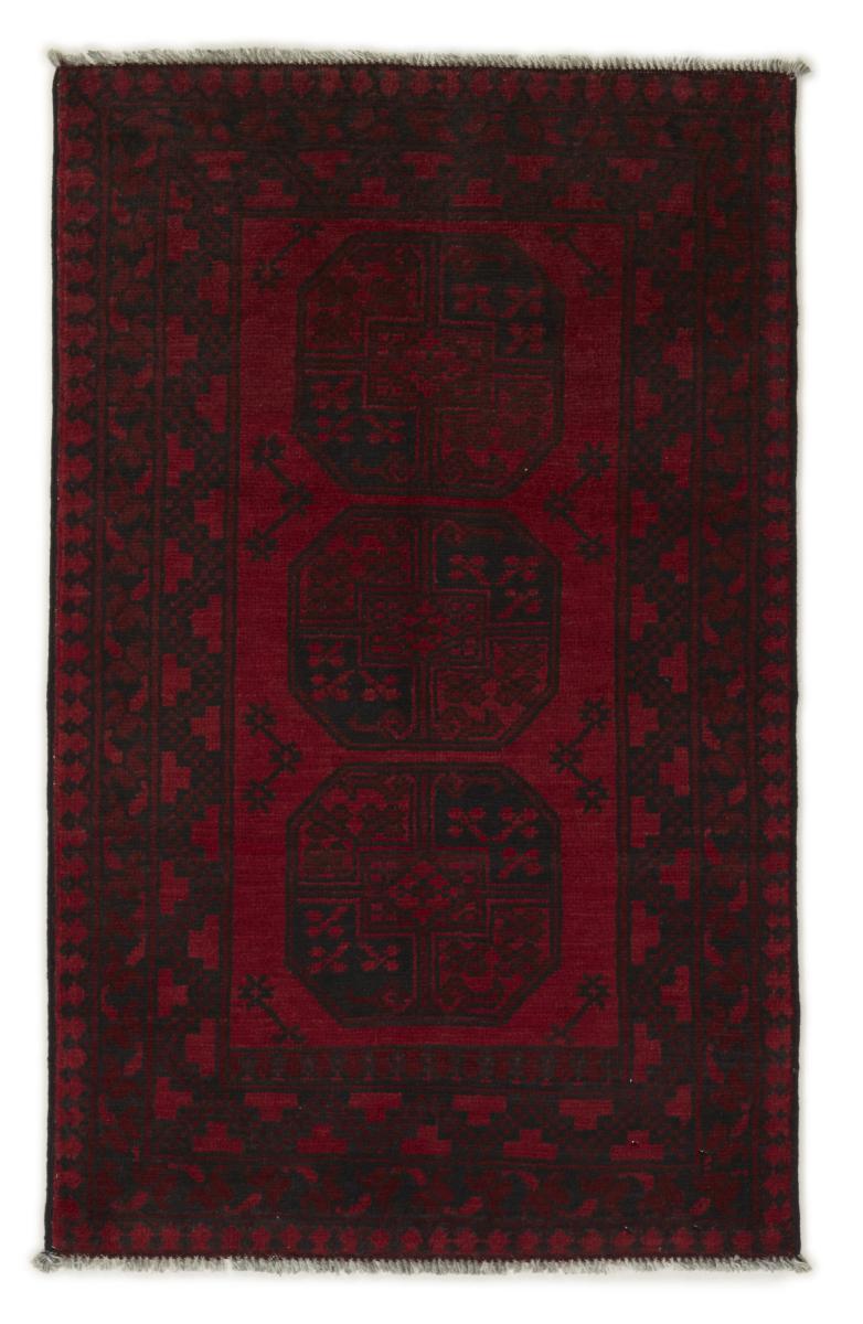 Afghansk tæppe Afghan Akhche 124x79 124x79, Persisk tæppe Knyttet i hånden