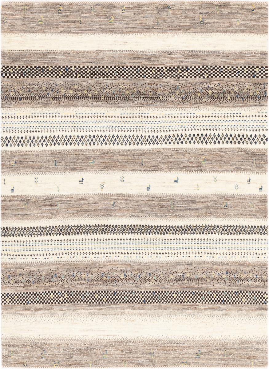 Tapis persan Persan Gabbeh Loribaft Natura 204x149 204x149, Tapis persan Noué à la main