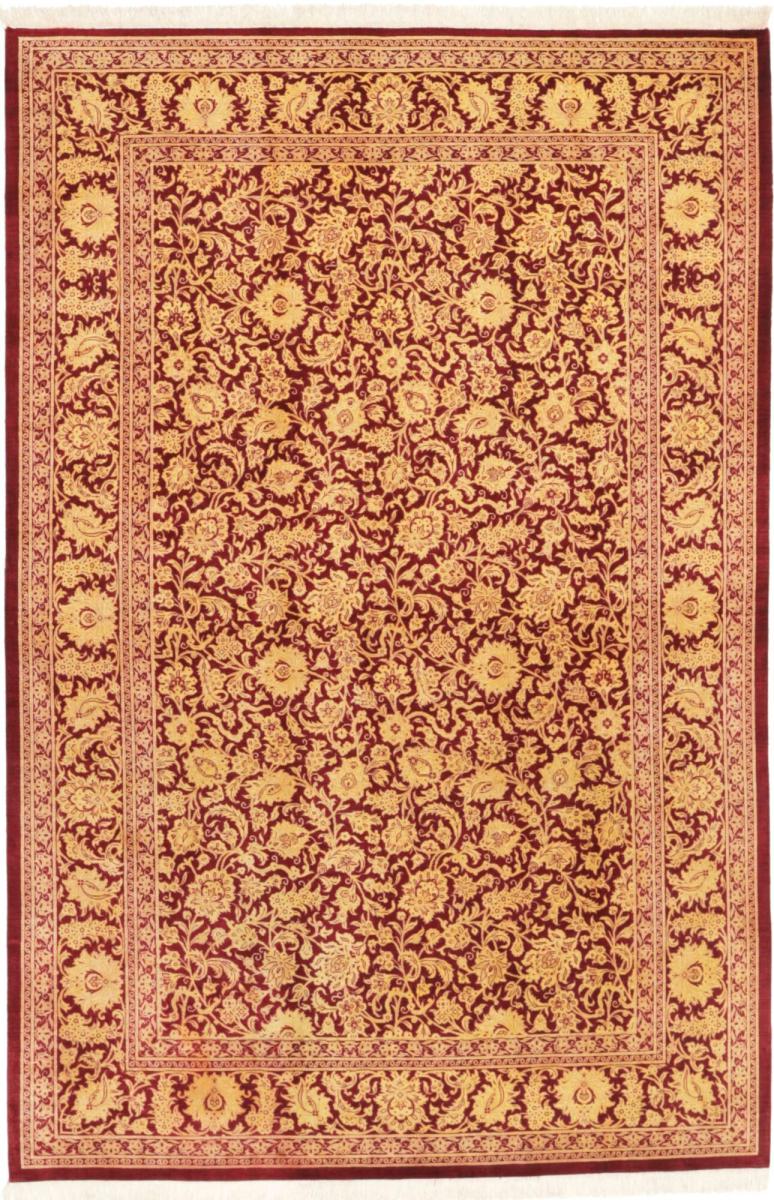 Perzisch tapijt Qum Zijde 193x128 193x128, Perzisch tapijt Handgeknoopte