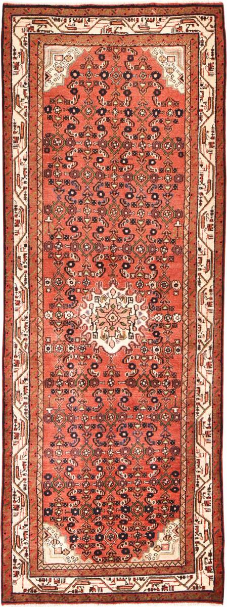 Persian Rug Hosseinabad 9'1"x3'5" 9'1"x3'5", Persian Rug Knotted by hand