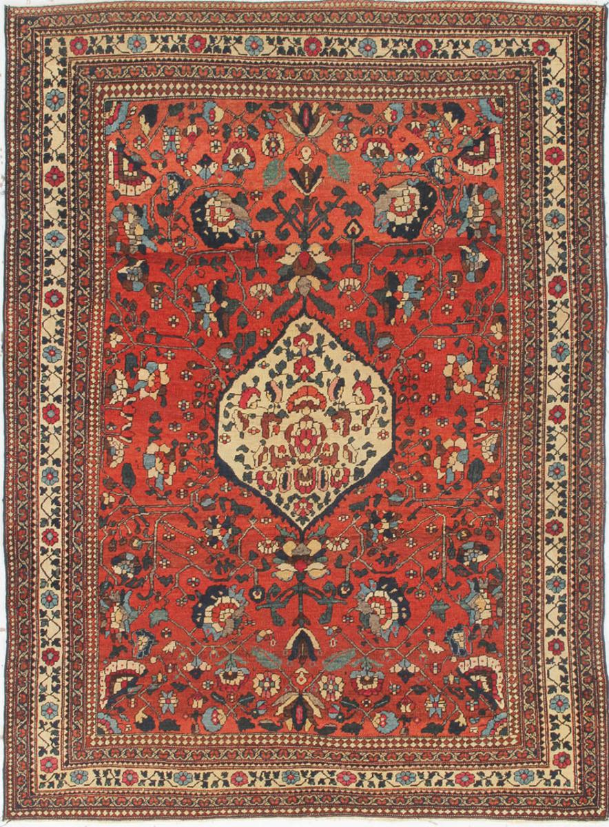 Tappeto persiano Isfahan Antico 194x139 194x139, Tappeto persiano Annodato a mano