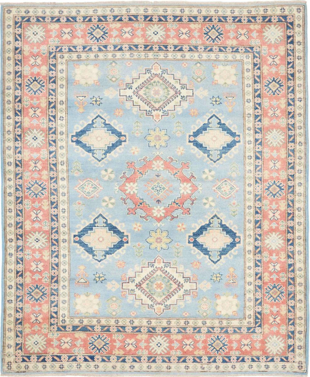 Tapete paquistanês Kazak 193x158 193x158, Tapete persa Atado à mão