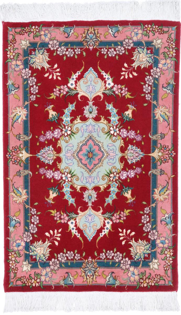 Perzsa szőnyeg Tabriz 50Raj 3'1"x2'1" 3'1"x2'1", Perzsa szőnyeg Kézzel csomózva
