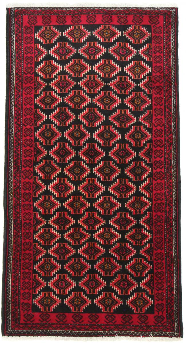 Perzisch tapijt Baluch 176x90 176x90, Perzisch tapijt Handgeknoopte