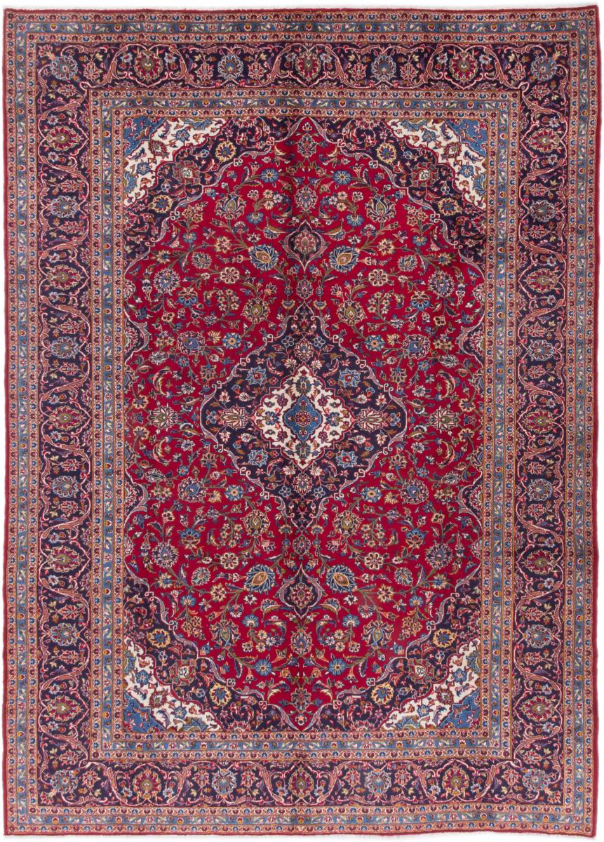 Tapis persan Kashan 353x251 353x251, Tapis persan Noué à la main