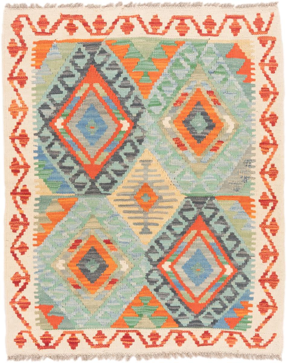 Tapete afegão Kilim Afegão 108x85 108x85, Tapete persa Tecido à mão