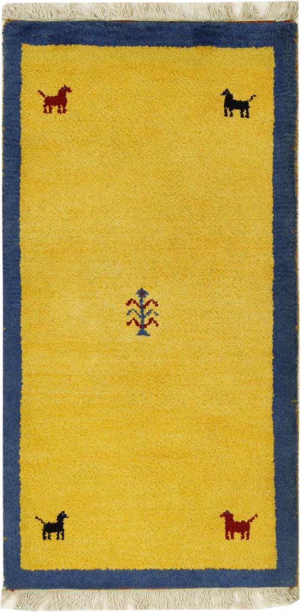 Alfombra india Gabbeh 121x61 121x61, Alfombra persa Anudado a mano