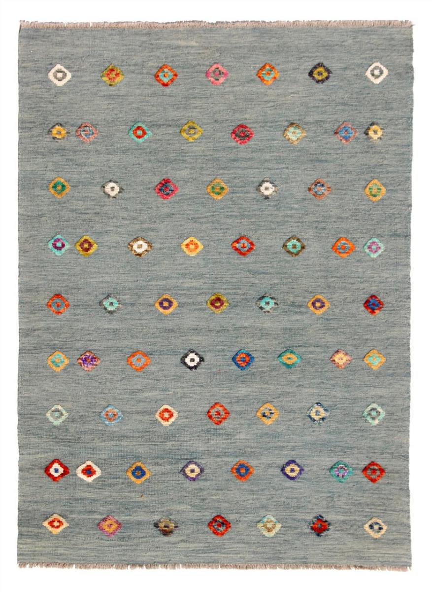 Alfombra afgana Kilim Afghan Nimbaft Edition 198x152 198x152, Alfombra persa Tejido a mano