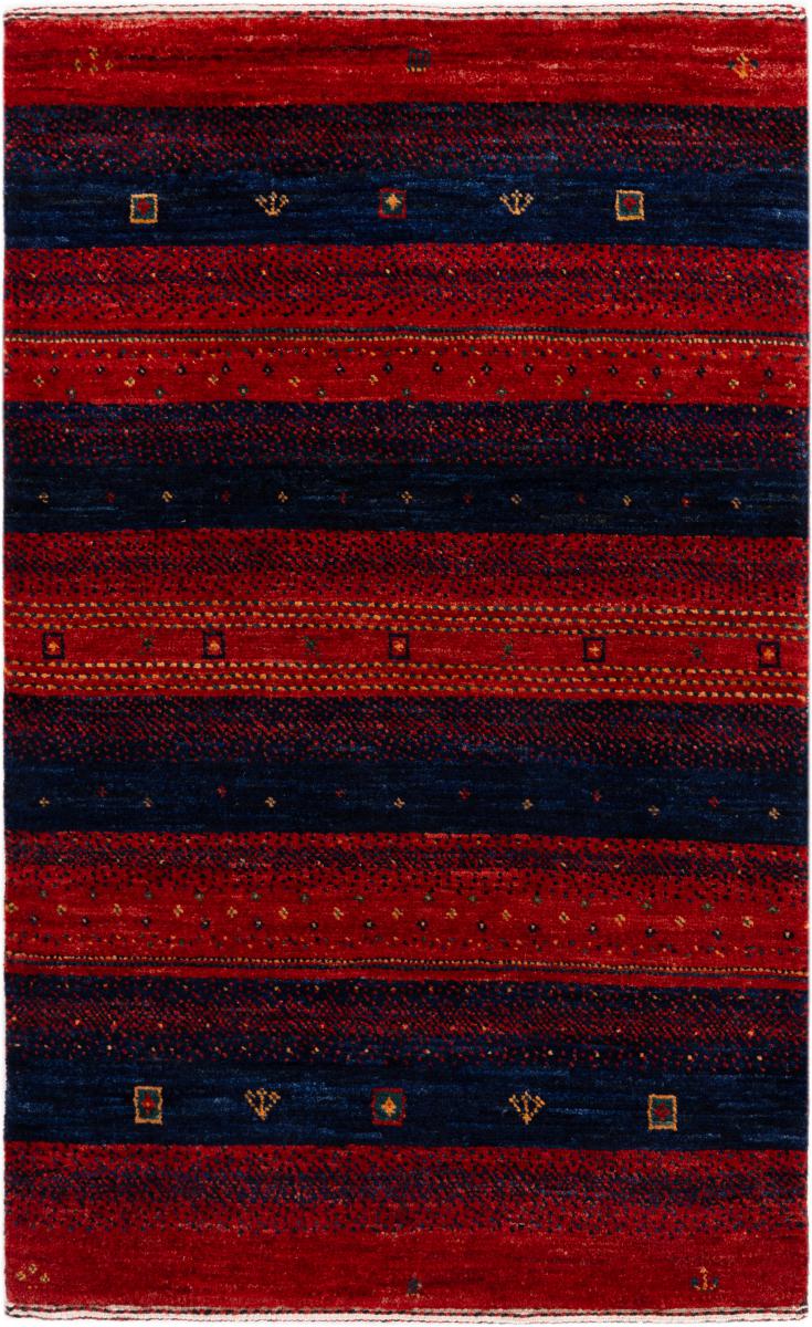 Tapis persan Persan Gabbeh Loribaft Essence 95x59 95x59, Tapis persan Noué à la main