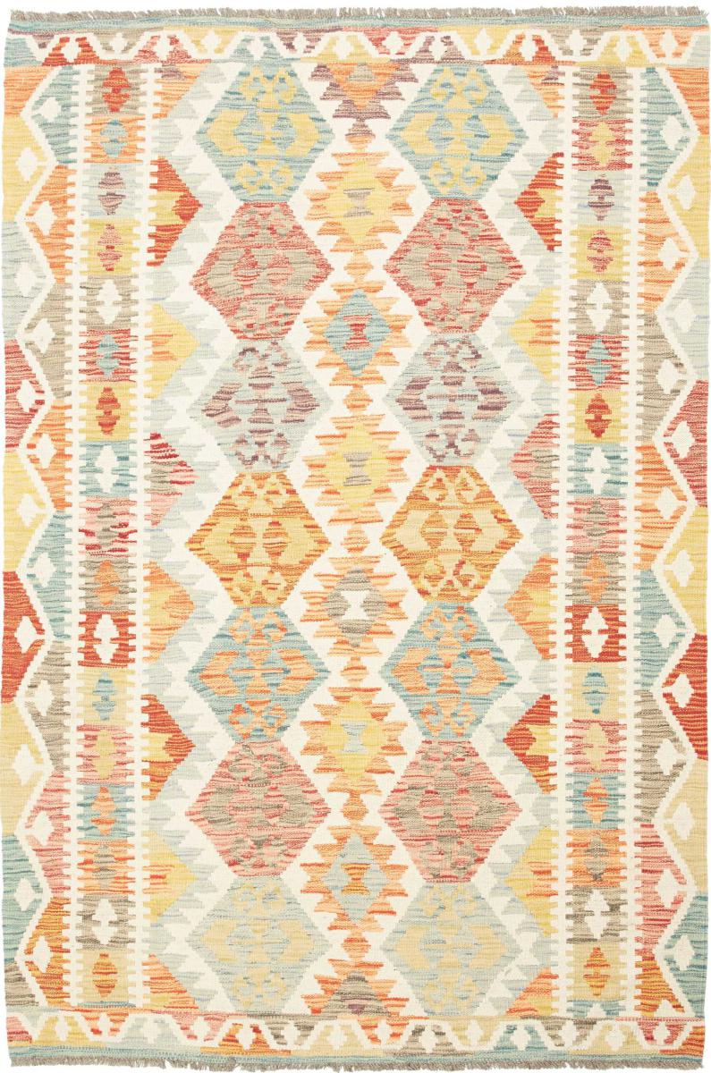Afghanischer Teppich Kelim  Afghan 185x123 185x123, Perserteppich Handgewebt