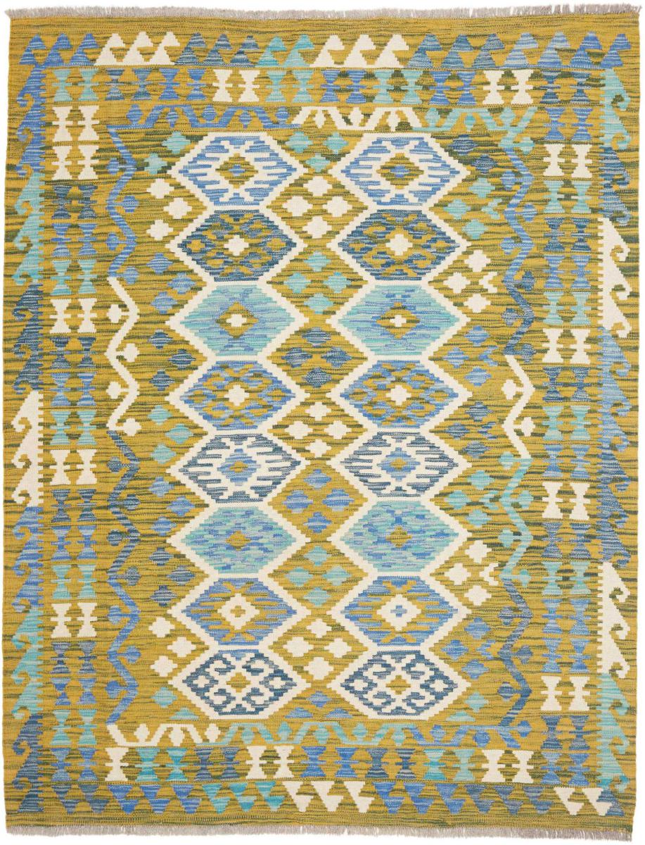 Tapete afegão Kelim Afghan 198x154 198x154, Tapete persa Tecido à mão