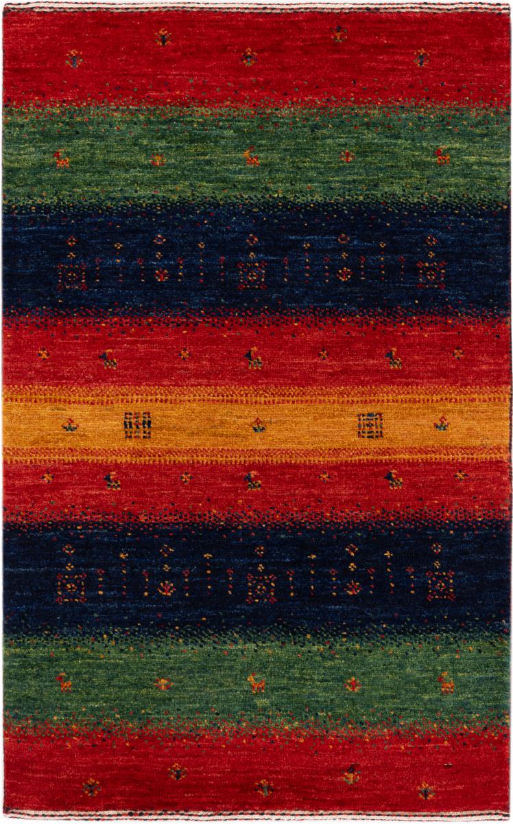 Tappeto persiano Persiano Gabbeh Loribaft Essence 92x61 92x61, Tappeto persiano Annodato a mano