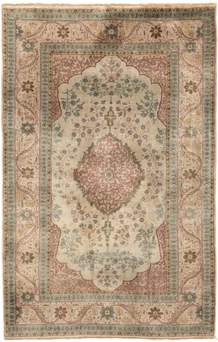 Tappeto indiano Indo Tabriz Haj Jalili 145x96 145x96, Tappeto persiano Annodato a mano