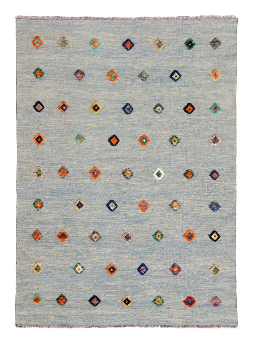 Alfombra afgana Kilim Afghan Nimbaft Edition 197x155 197x155, Alfombra persa Tejido a mano