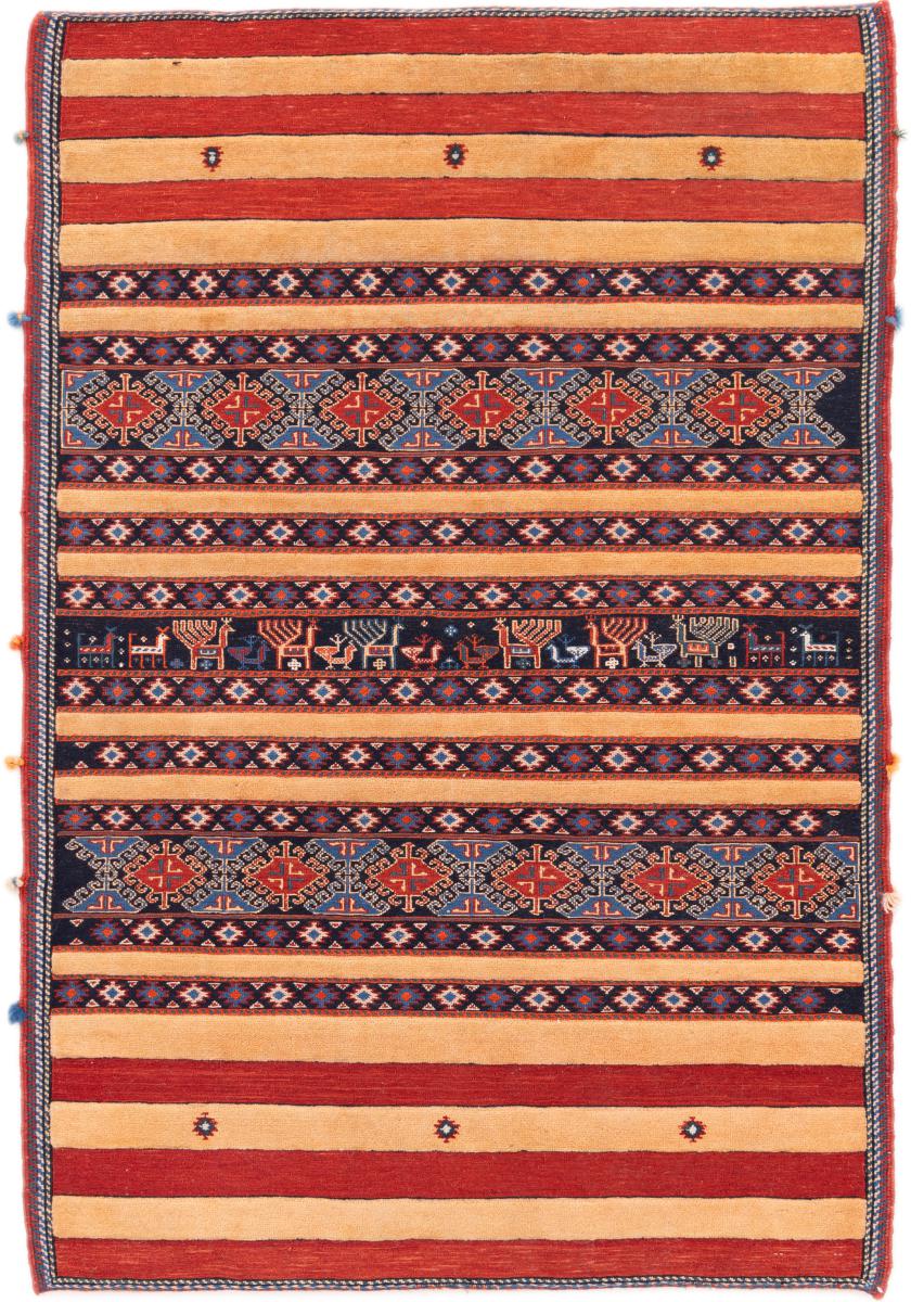 Dywan perski Perski Gabbeh Loribaft 149x104 149x104, Dywan perski Ręcznie tkany