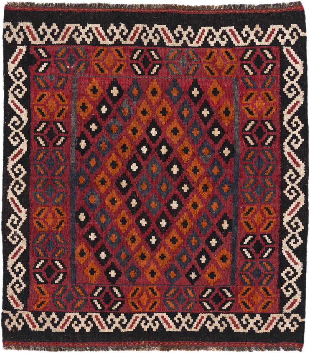 Afghan rug Kilim Afghan Antique 99x89 99x89, Persian Rug Woven by hand