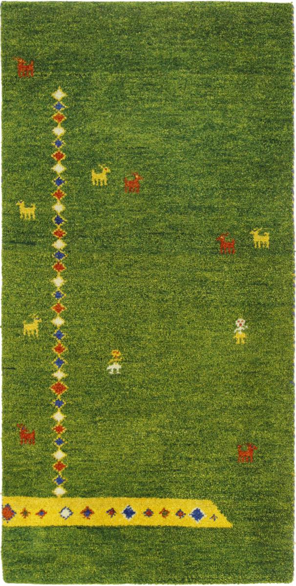 Alfombra india Gabbeh 137x74 137x74, Alfombra persa Anudado a mano