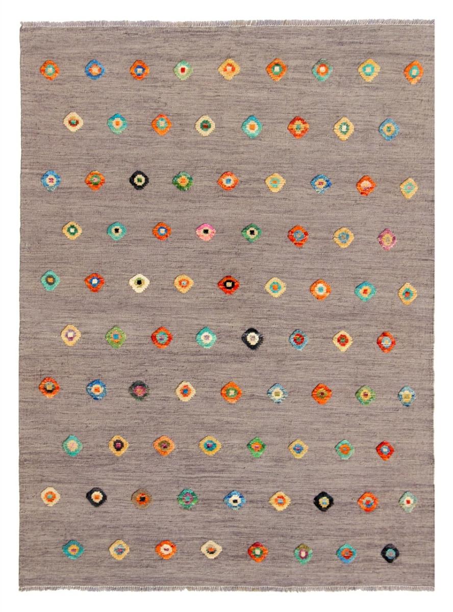 Alfombra afgana Kilim Afghan Nimbaft Edition 198x154 198x154, Alfombra persa Tejido a mano