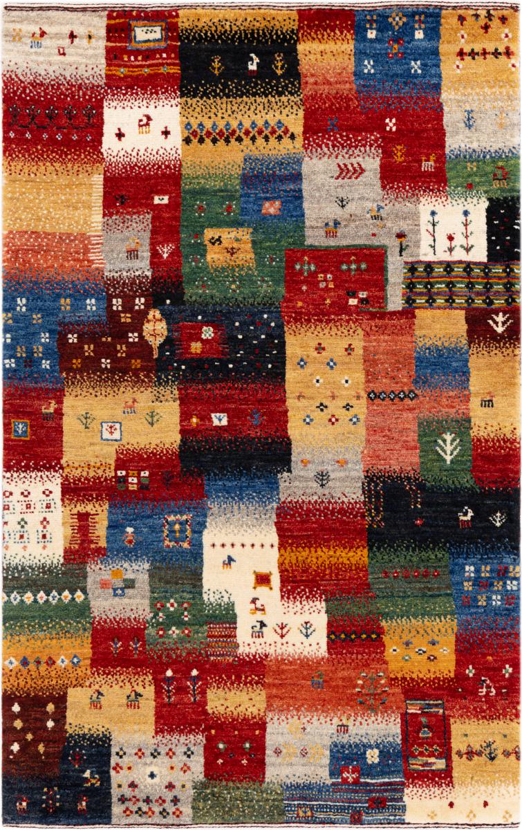 Tappeto persiano Persiano Gabbeh Loribaft Atelier 127x79 127x79, Tappeto persiano Annodato a mano