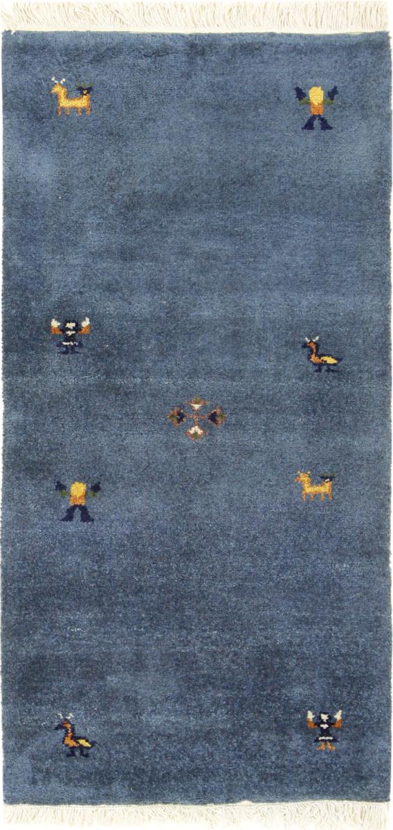 Alfombra india Gabbeh 145x73 145x73, Alfombra persa Anudado a mano