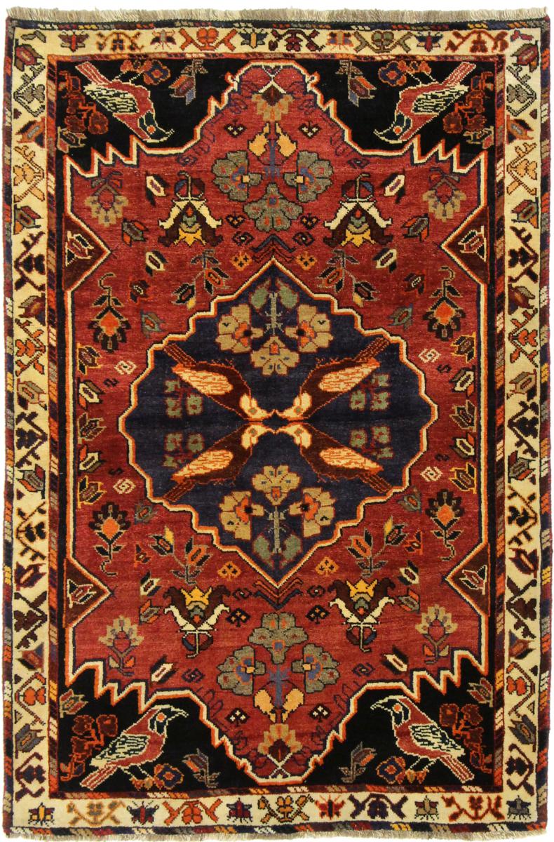 Tapete persa Ghashghai 169x114 169x114, Tapete persa Atado à mão