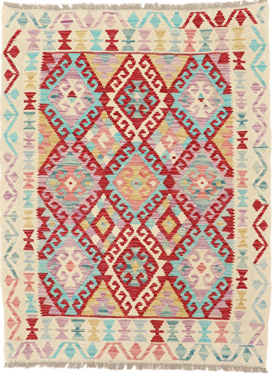 Tapete afegão Kilim Afegão 140x107 140x107, Tapete persa Tecido à mão