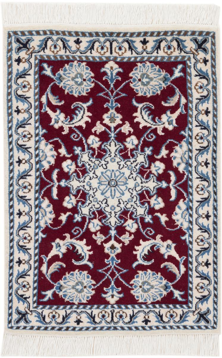 Persian Rug Nain 2'11"x2'0" 2'11"x2'0", Persian Rug Knotted by hand