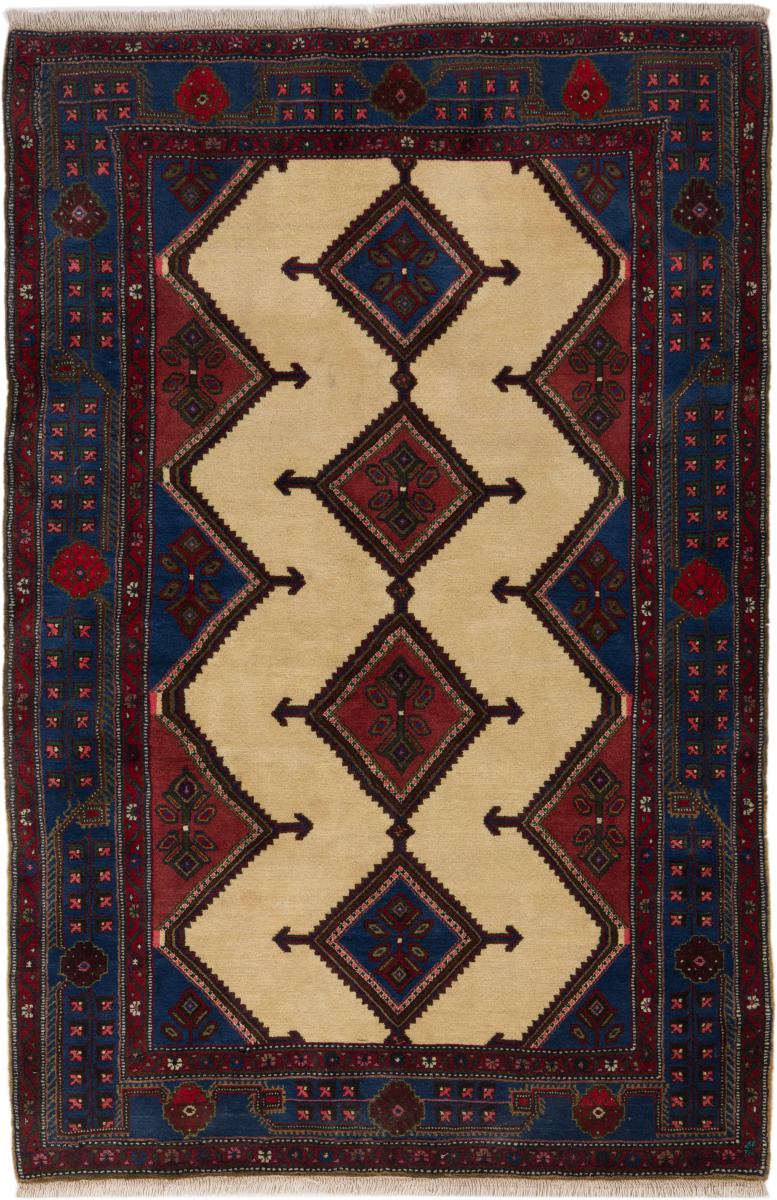 Persian Rug Hamadan 225x150 225x150, Persian Rug Knotted by hand