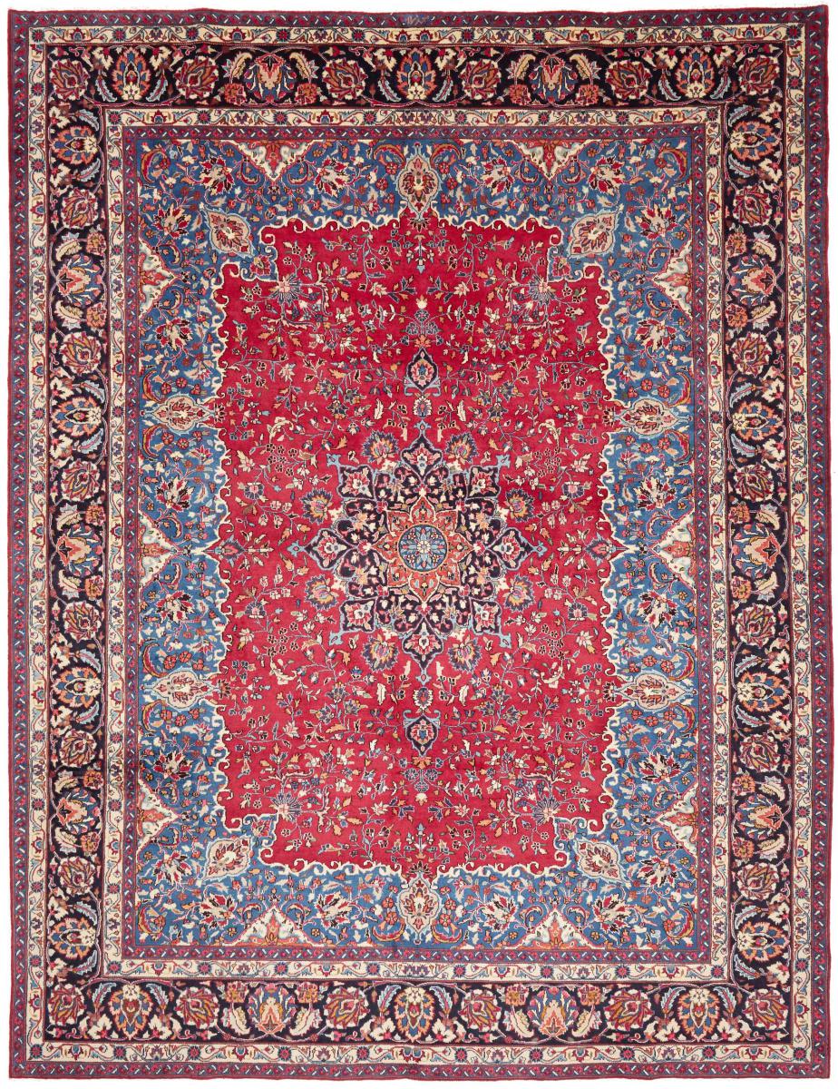 Tapis persan Mashhad 385x297 385x297, Tapis persan Noué à la main