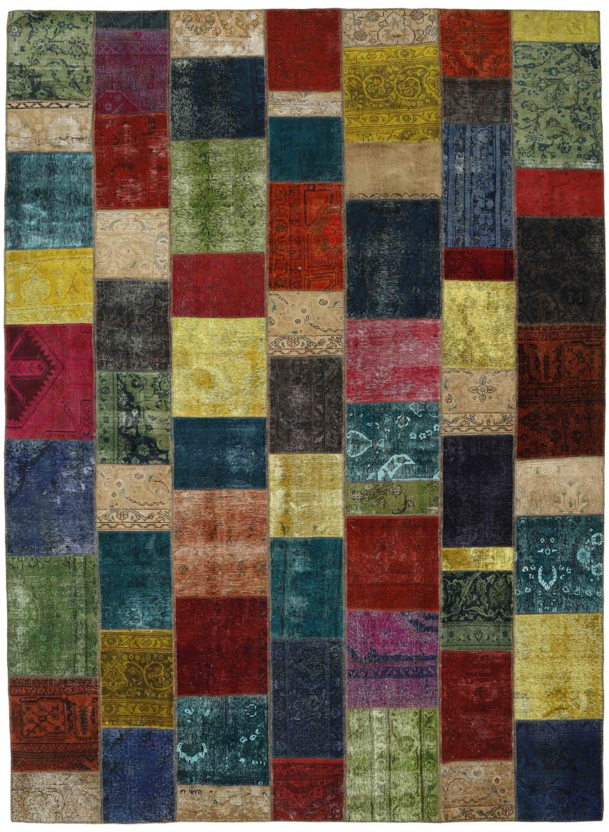 Persian Rug Patchwork 413x303 413x303, Persian Rug Knotted by hand