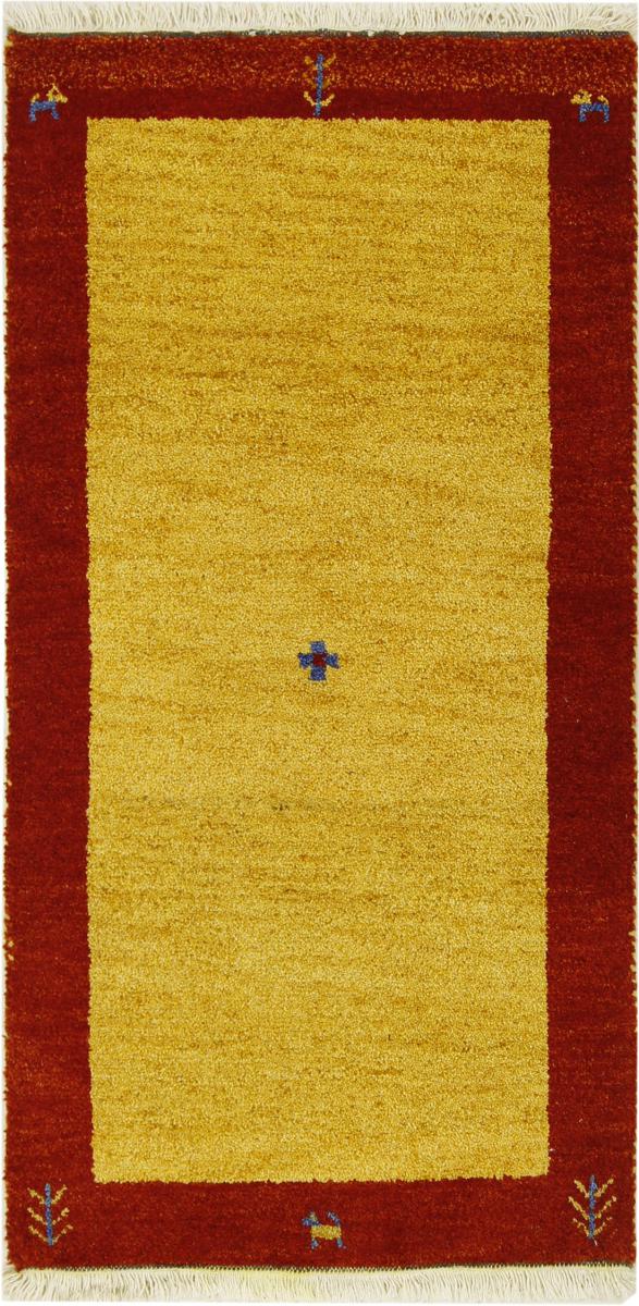 Alfombra india Gabbeh 140x73 140x73, Alfombra persa Anudado a mano