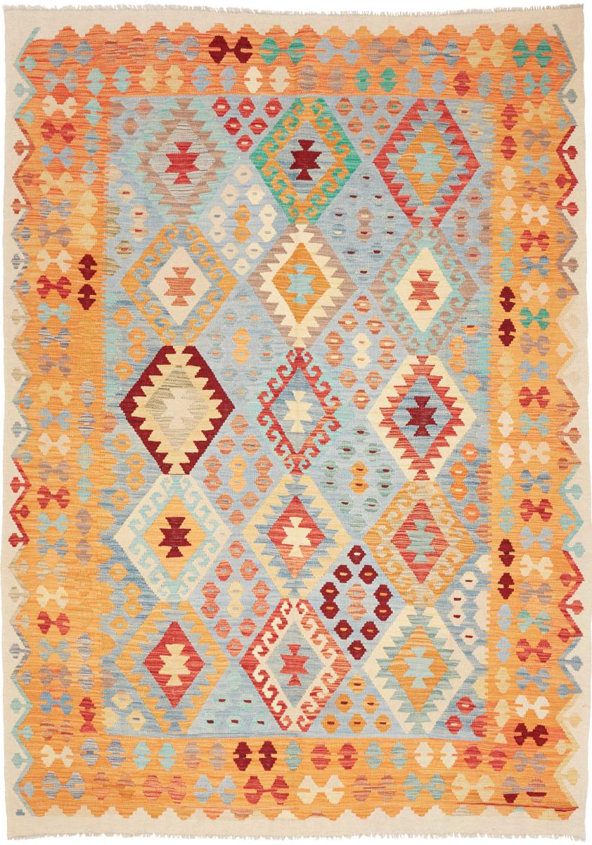 Tapete afegão Kilim Afegão 289x204 289x204, Tapete persa Tecido à mão