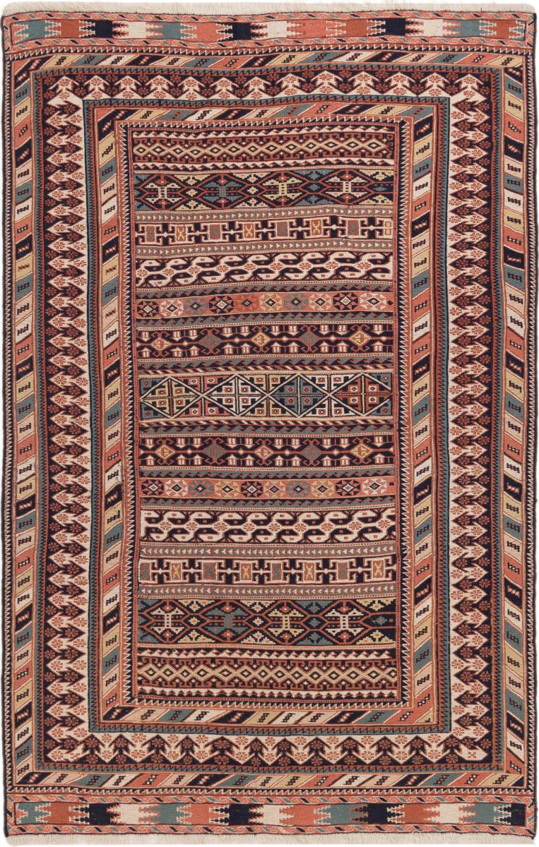 Persisk tæppe Kelim Fars Soumak 170x115 170x115, Persisk tæppe Knyttet i hånden