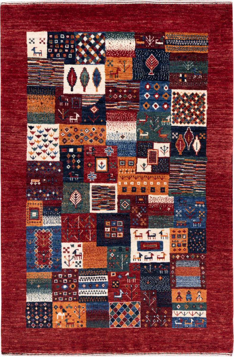 Perzisch tapijt Perzisch Gabbeh Loribaft Nowbaft 122x83 122x83, Perzisch tapijt Handgeknoopte