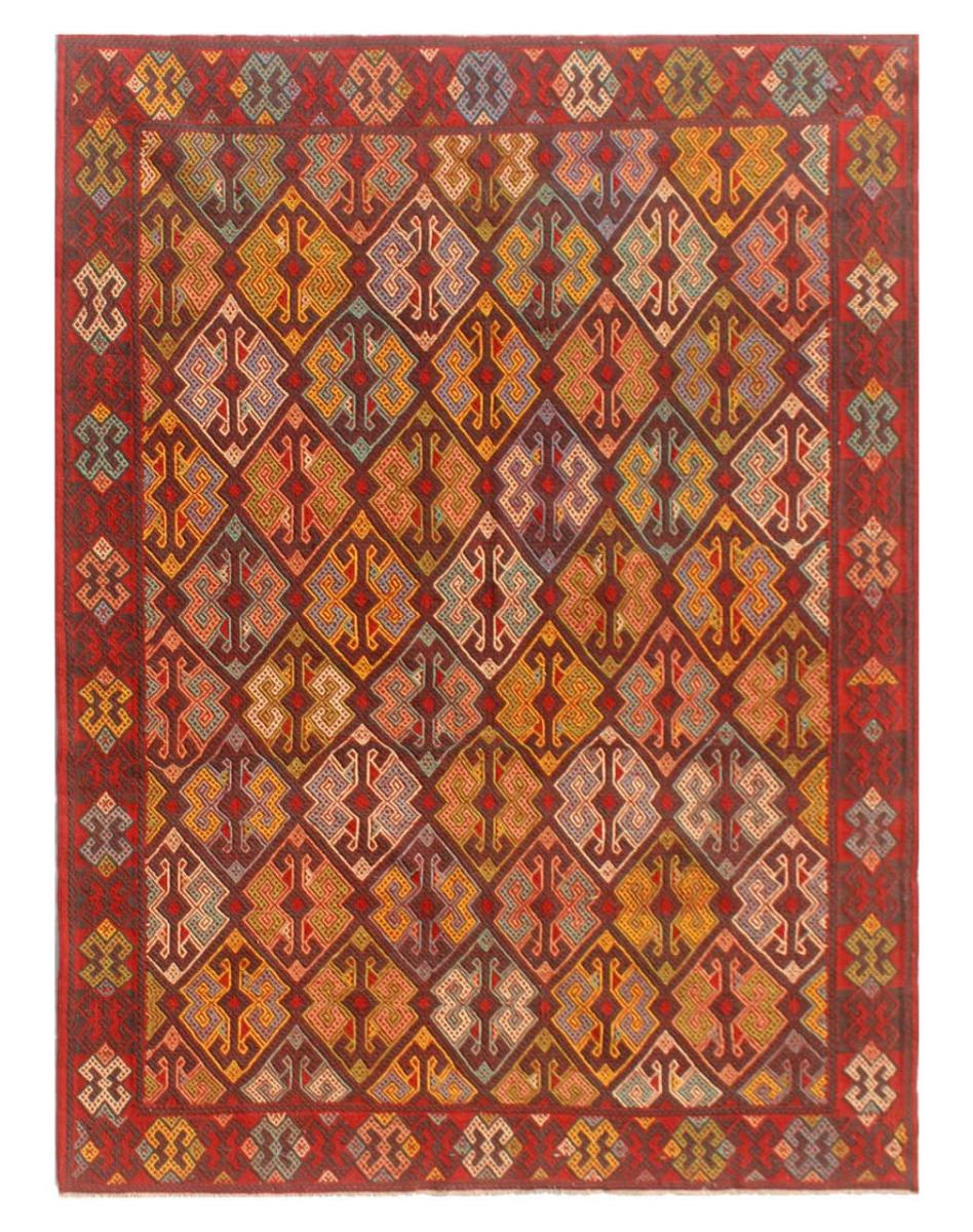 Afghaans tapijt Kilim Afghan Sumak 342x260 342x260, Perzisch tapijt Handgeweven