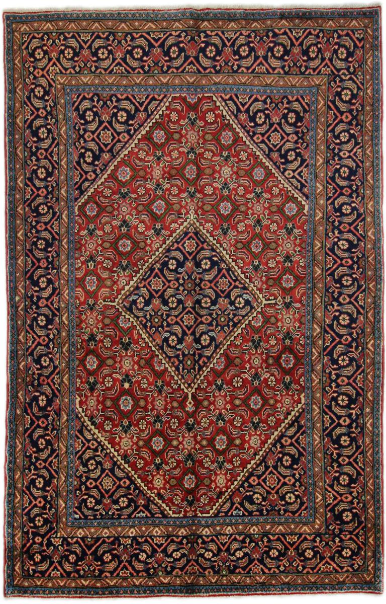 Persian Rug Hamadan 303x192 303x192, Persian Rug Knotted by hand