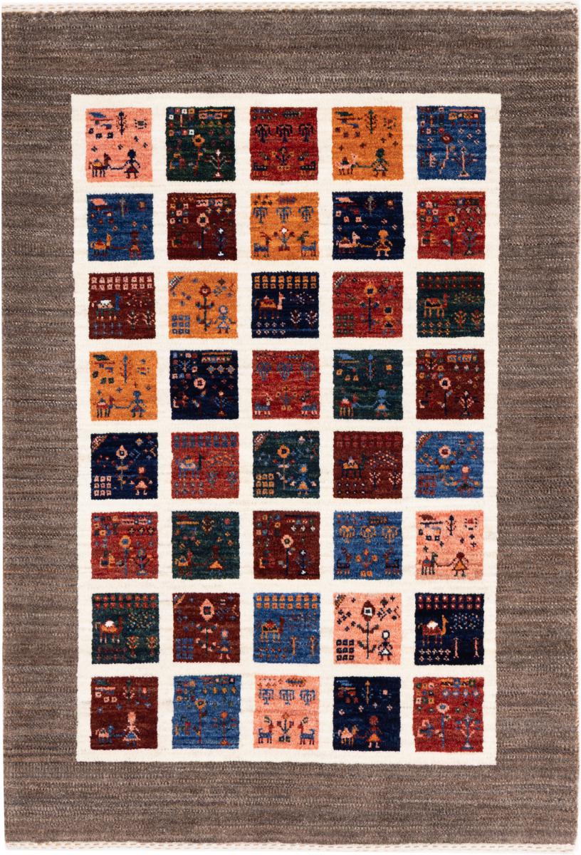 Perzisch tapijt Perzisch Gabbeh Loribaft Nowbaft 124x85 124x85, Perzisch tapijt Handgeknoopte