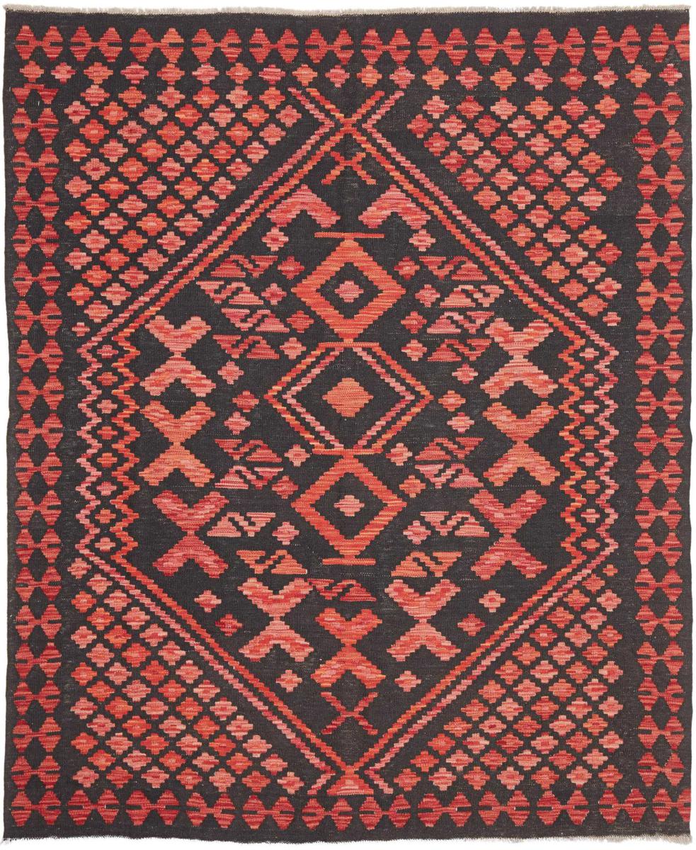 アフガン絨毯 Kelim Afghan 197x159 197x159, ペルシャ絨毯 手織り