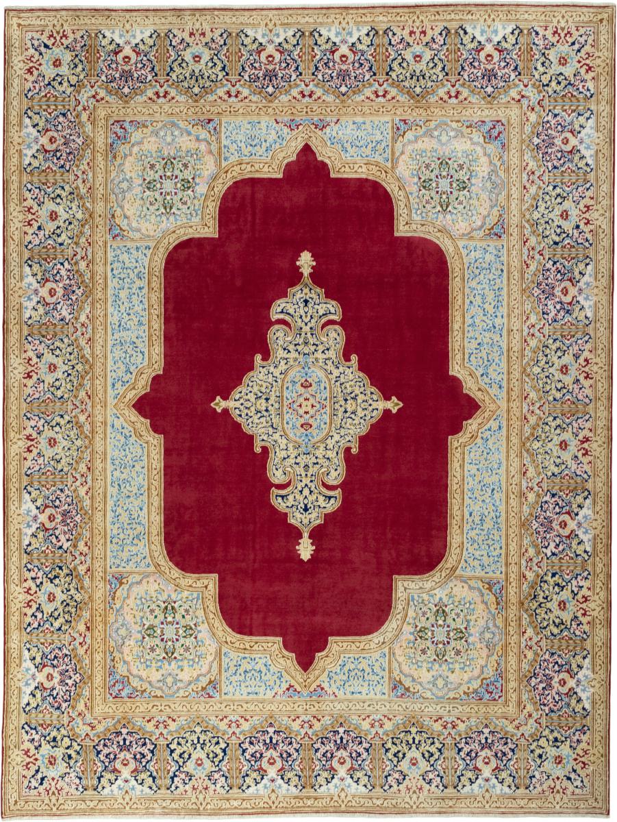 Tapis persan Kerman 366x277 366x277, Tapis persan Noué à la main